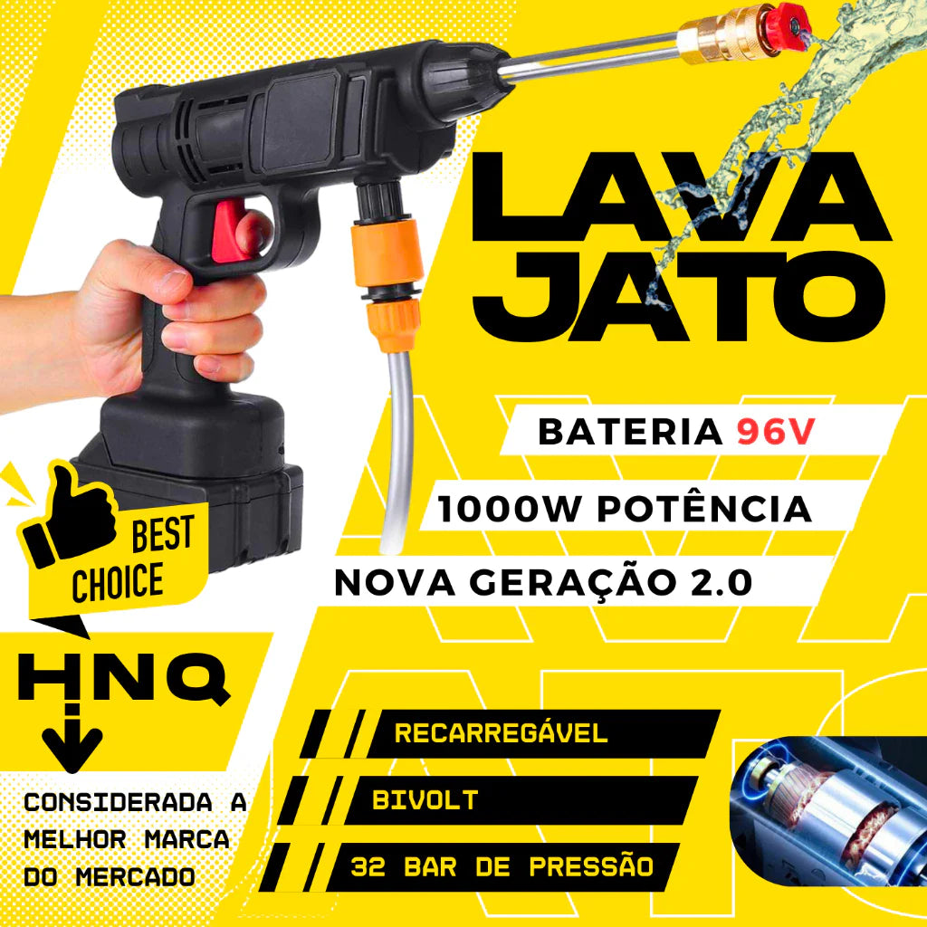 Lavadora de Alta Pressão Sem Fio